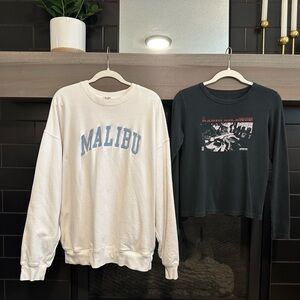 John Galt Crewneck Sweatshirt and Long Sleeve Bundle